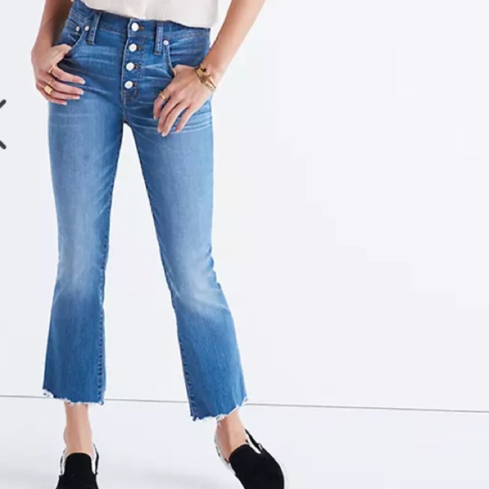 Cali Demi-Boot Jeans: Chewed-Hem Edition